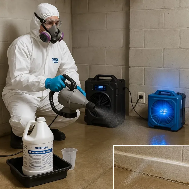 Sanitization and Odor Removal process in Woodacre, CA