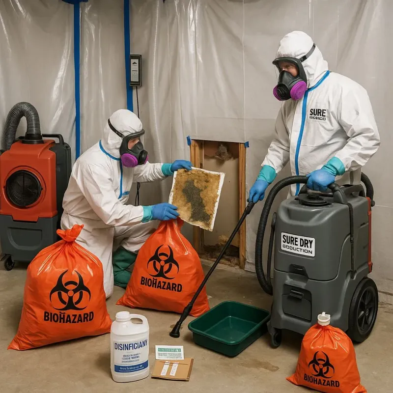 Contaminated Water Handling Protocols process in Woodacre, CA