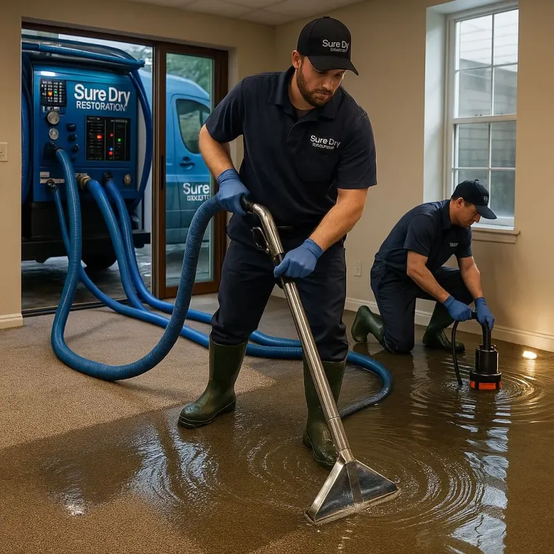Water Extraction and Removal process in Woodacre, CA